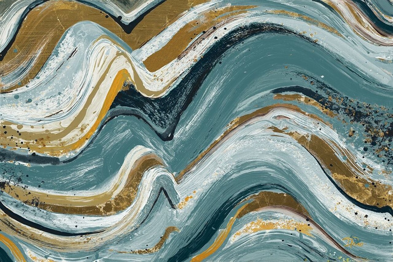Waves of Teal Poster Print by Patricia Pinto - Item # VARPDX12115BC